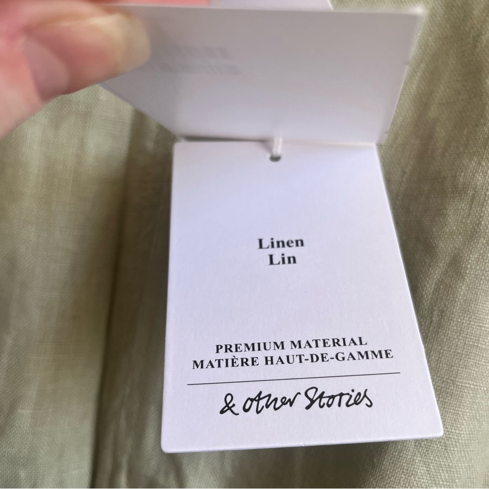 NWT & Other Stories Oversized Belted Linen Jumpsuit - Picture 5 of 5